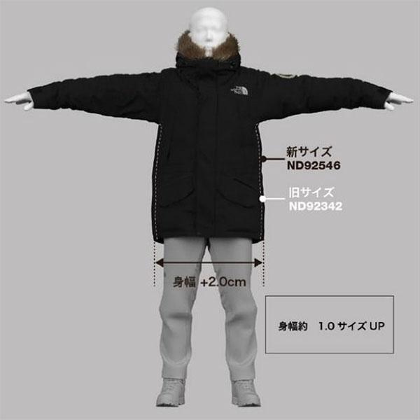 THE NORTH FACE（ザ ノースフェイス） サイズ感リニューアル ノース