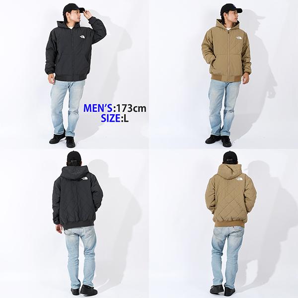 ノースフェイス 中綿ジャケット キルティングジャケット 刺繍ロゴ 白 XL THE NORTH FACE（ザ ノースフェイス） ノースフェイス 中綿
