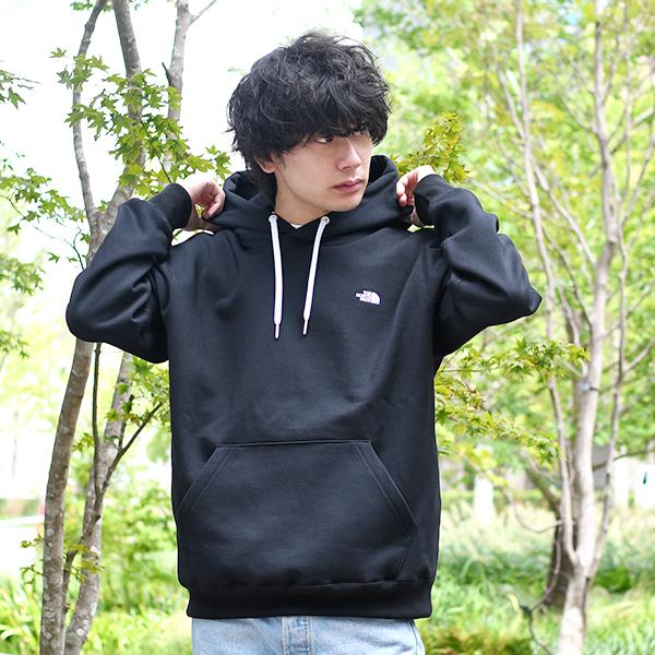 ろみまる1001 ノースフェイス スモールロゴ パーカーブラック XL THE NORTH FACE（ザ ノースフェイス） 小さめロゴ ノースフェイス
