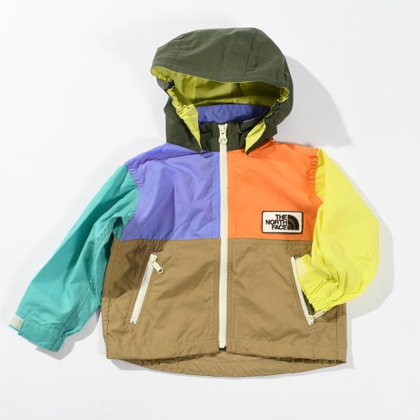 ノースフェイス ベビー ナイロン ジャケット マルチカラー THE NORTH FACE グランド コンパクト ジャケット キッズ 子供 軽量 シェル NPB72312 2024春新作｜elephant｜15