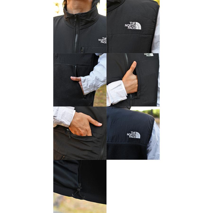 THE NORTH FACE デナリ フリースベスト 刺繍ロゴ 黒 XL相当 THE NORTH FACE（ザ ノースフェイス） ノースフェイス フリース ベスト
