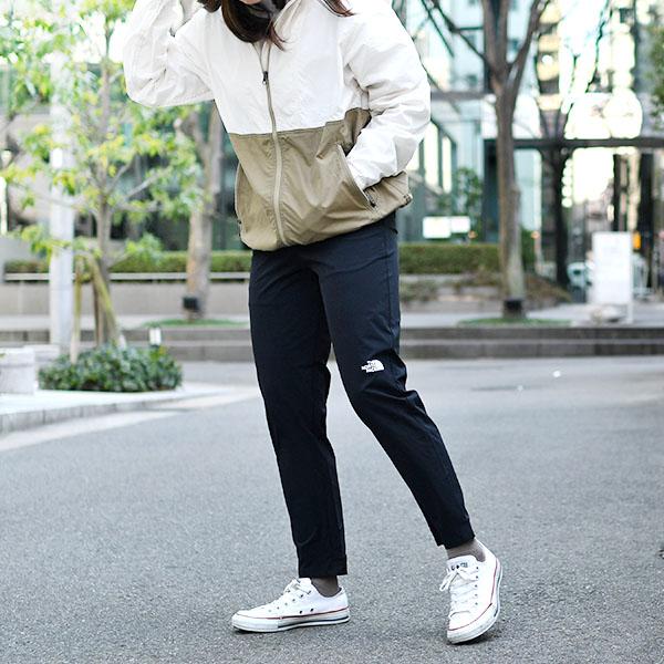 ネコポス発送！  2026春夏新色 ノースフェイス ナイロン パンツ レディース 撥水 ストレッチ テーパード THE NORTH FACE フレキシブル ロング パンツ NBW12582の画像