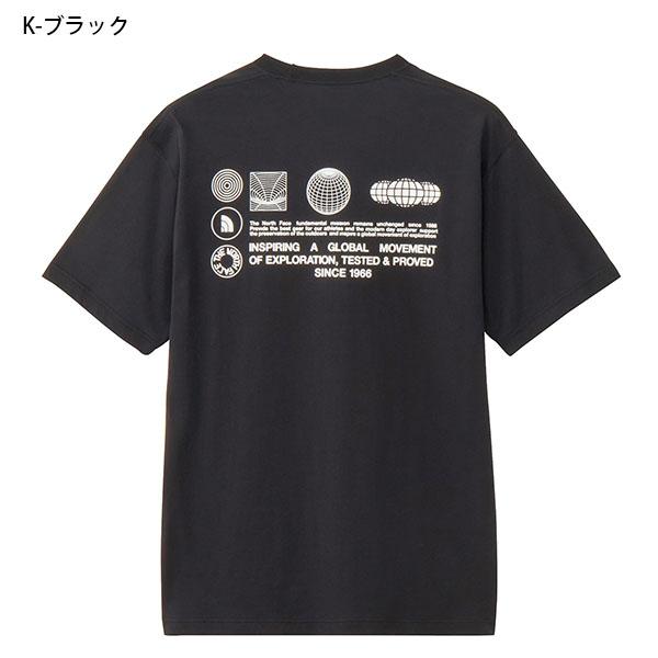 2026春夏新色 ネコポス発送！ノースフェイス Tシャツ メンズ レディース 半袖 吸汗速乾 THE NORTH FACE グローブ グリッド コットン nt32550の画像