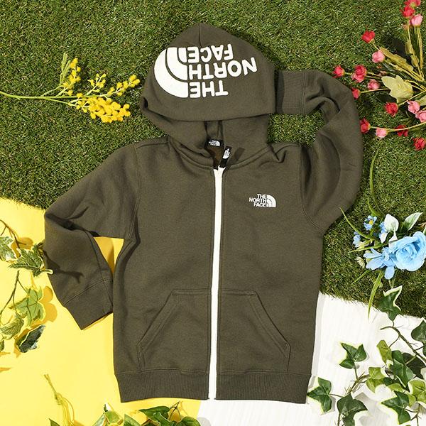 ノースフェイス キッズ 裏起毛 スウェット パーカー 子供 THE NORTH FACE リアビュー フルジップ フーディー フードロゴ NTJ62261｜elephant｜17