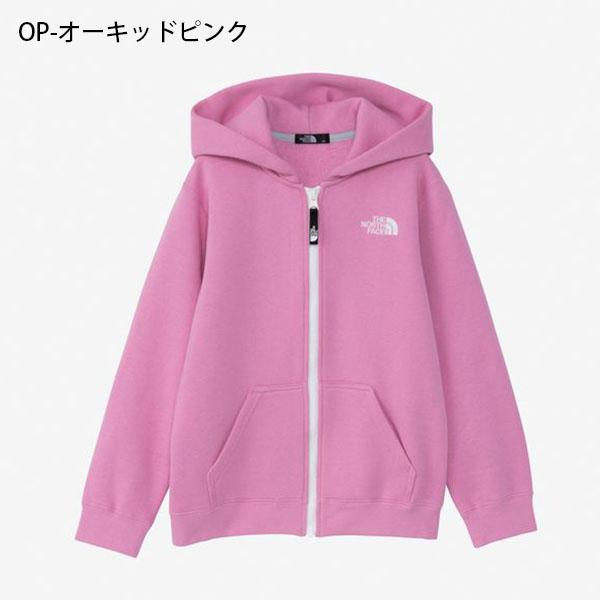 ノースフェイス キッズ 裏起毛 スウェット パーカー 子供 THE NORTH FACE リアビュー フルジップ フーディー フードロゴ NTJ62261｜elephant｜07