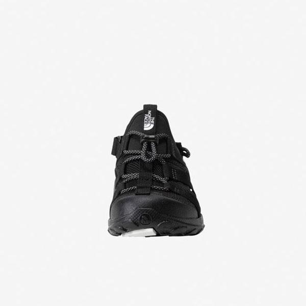 2026春夏新作 つま先 保護 水陸両用 ノースフェイス サンダル キッズ 子供 スニーカー THE NORTH FACE シャンダル ブラック 黒 NFJ02693の画像