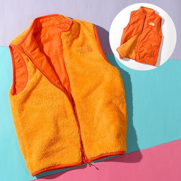 Eastern Mountain Sports フリースベスト オレンジ 中古・古着通販】RUSSELINO (ラッセルノ) フリースベスト オレンジ