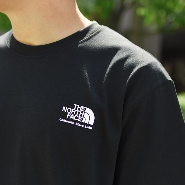ネコポス発送！ 2026春夏新色 ノースフェイス 半袖Tシャツ メンズ レディース 生地厚 速乾 THE NORTH FACE バックプリント NT32407 ブラックの画像