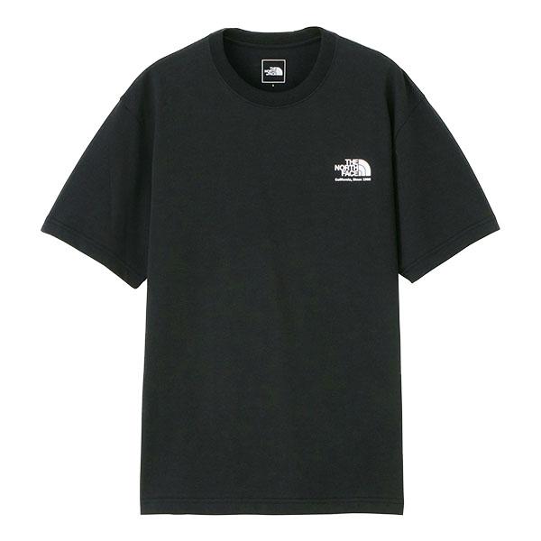 ネコポス発送！ 2026春夏新色 ノースフェイス 半袖Tシャツ メンズ レディース 生地厚 速乾 THE NORTH FACE バックプリント NT32407 ブラックの画像