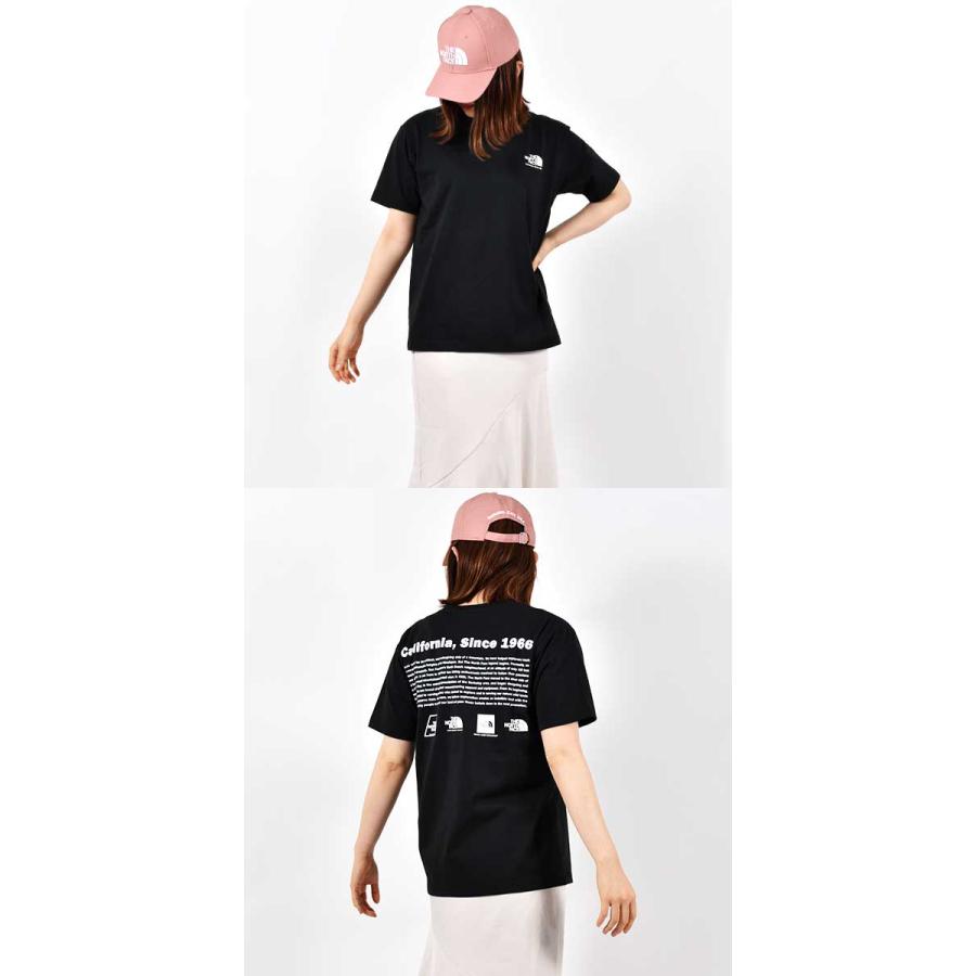 ネコポス発送！ 2026春夏新色 ノースフェイス 半袖Tシャツ メンズ レディース 生地厚 速乾 THE NORTH FACE バックプリント NT32407 ブラックの画像
