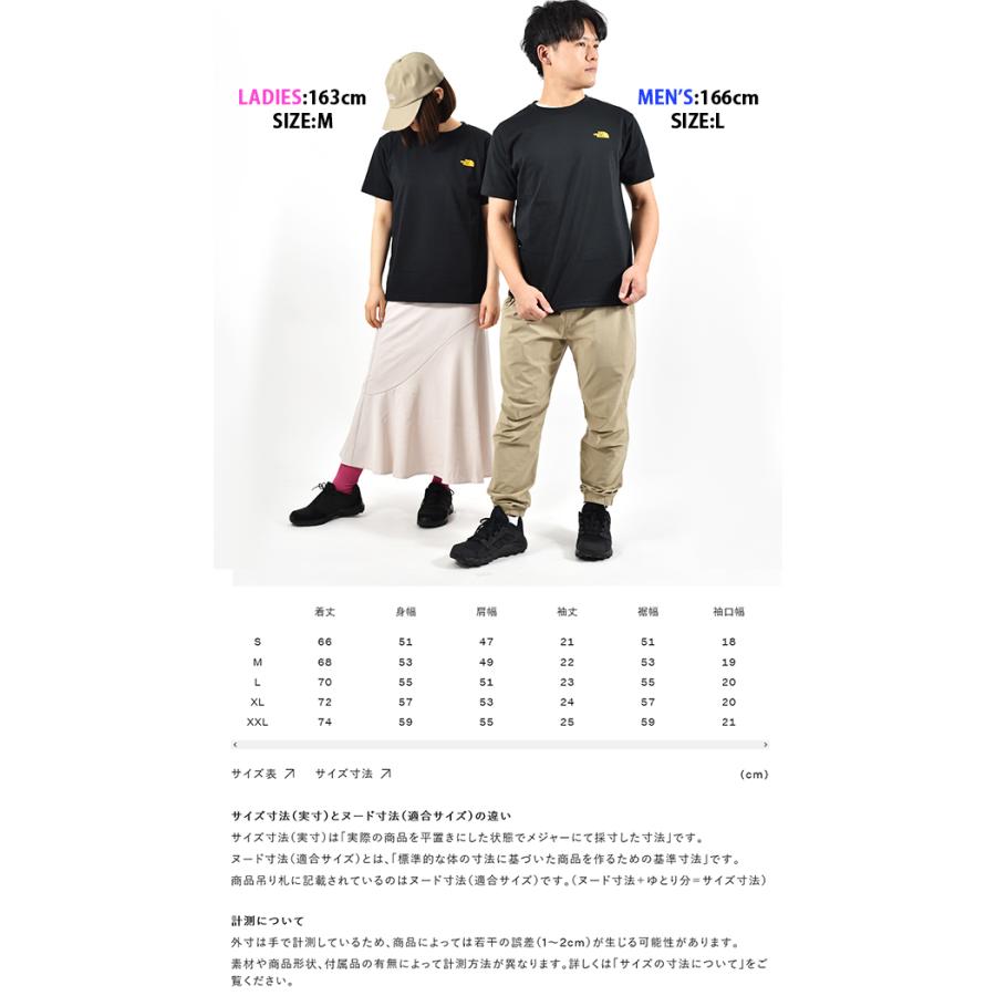 ブランド公式商品認証店 ノースフェイス Tシャツ メンズ レディース 半袖 生地厚 THE NORTH FACE バック スクエア ロゴ 2024春夏新作 NT32447｜elephant｜14