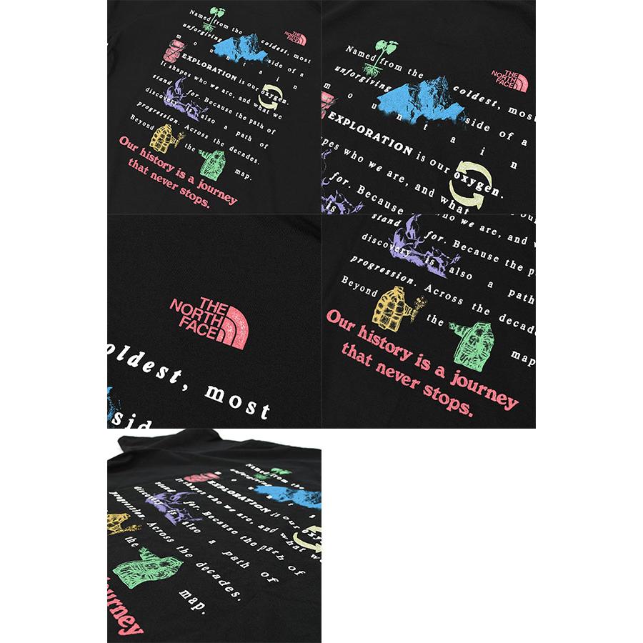 爆買 注目デザイン 2026春夏新作 ネコポス発送！ ノースフェイス 半袖Tシャツ メンズ レディース バックプリント THE NORTH FACE ジャーニー ヒストリー NT32643の画像