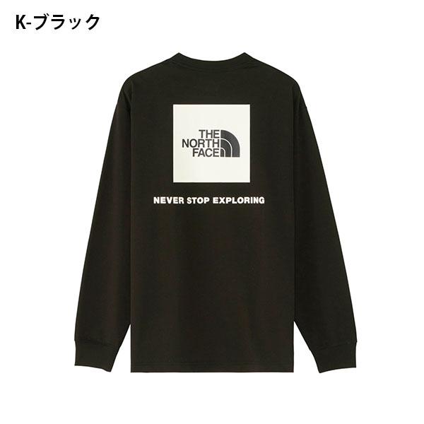 ノースフェイス バックプリント Tシャツ メンズ レディース UV 長袖 ロンT THE NORTH FACE バック スクエア ロゴ NT32442 2024春新作｜elephant｜05