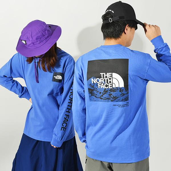 ノースフェイス Tシャツ メンズ レディース 生地厚 長袖 ロンT THE NORTH FACE ロングスリーブ グラフィック ティー バックプリント 2024春新作 NT32438｜elephant｜23