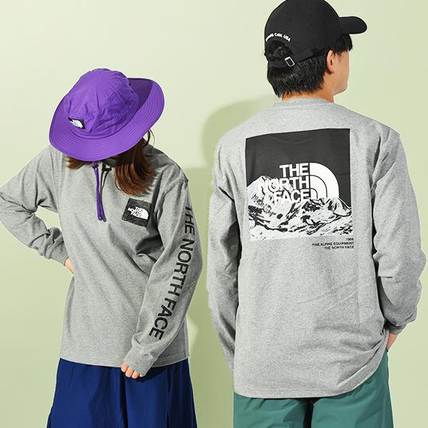 ノースフェイス Tシャツ メンズ レディース 生地厚 長袖 ロンT THE NORTH FACE ロングスリーブ グラフィック ティー バックプリント 2024春新作 NT32438｜elephant｜25