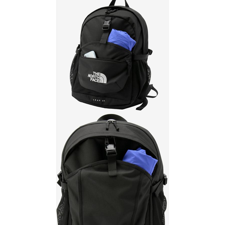 2026春夏新作 注目モデル ノースフェイス リュックサック レディース メンズ ビッグロゴ THE NORTH FACE Leap 20 リープ 23L ブラック 黒 NM62611の画像