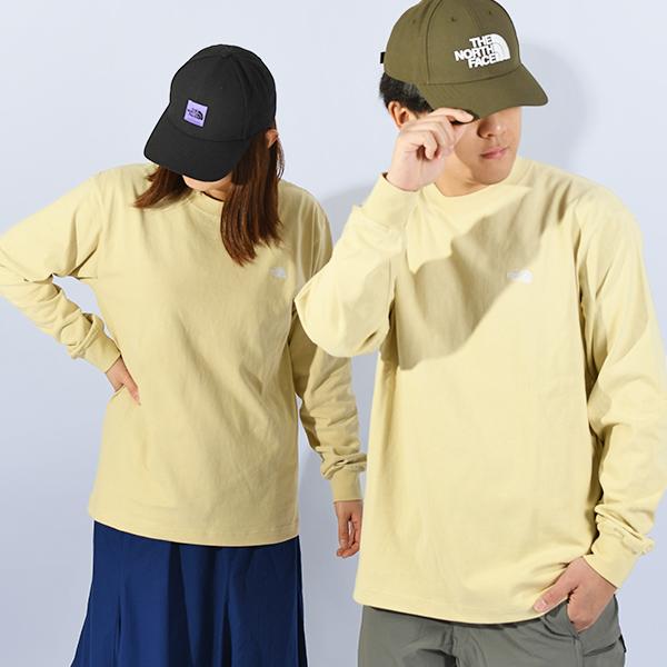 小さめロゴ ノースフェイス Tシャツ 生地厚 メンズ レディース UV 長袖 ロンT THE NORTH FACE ロングスリーブ ヌプシ コットン ティー 2024春新作 NT32443｜elephant｜22