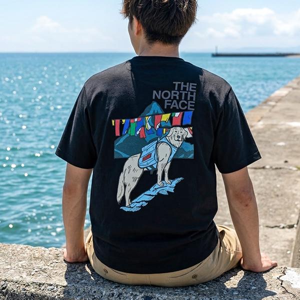 ノースフェイス 新品タグ付きバックプリントロープティー L THE NORTH FACE - the north face バックプリントロープTの通販 by