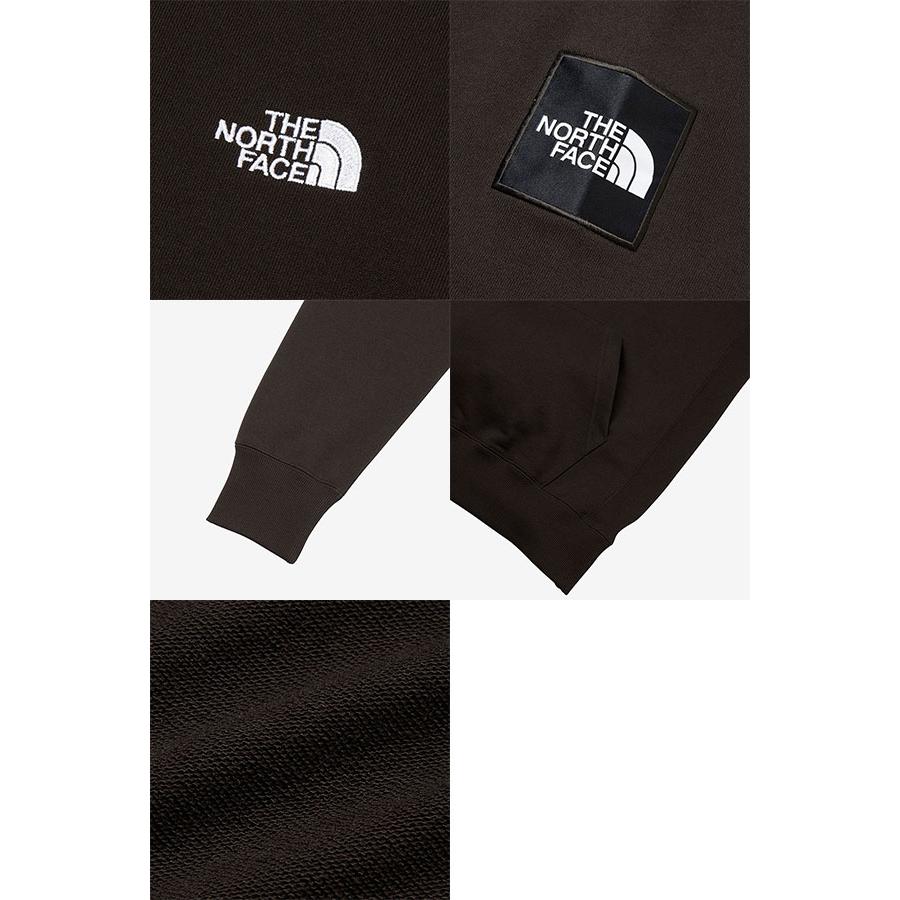 2026春夏新色 ノースフェイス 裏毛 スウェット パーカー メンズ レディース THE NORTH FACE スクエアロゴ フーディー プルオーバー NT12333_7