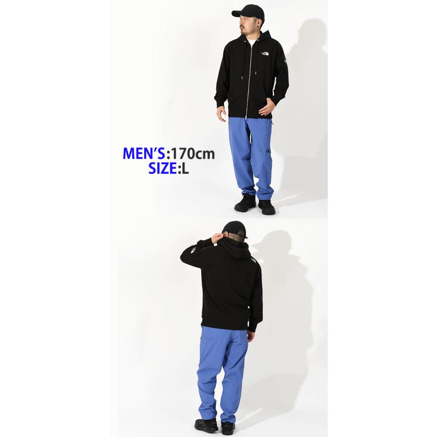 2026春夏新色 ノースフェイス 裏毛 スウェット パーカー メンズ レディース THE NORTH FACE スクエアロゴ フルジップ フーディー ジップアップ NT12335_13