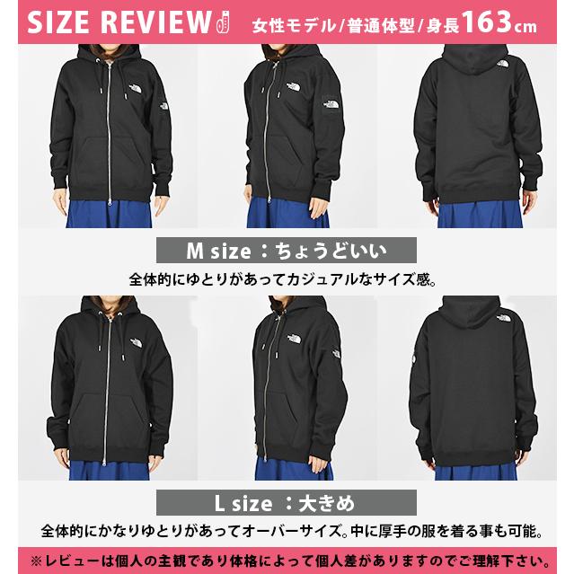 2026春夏新色 ノースフェイス 裏毛 スウェット パーカー メンズ レディース THE NORTH FACE スクエアロゴ フルジップ フーディー ジップアップ NT12335_18