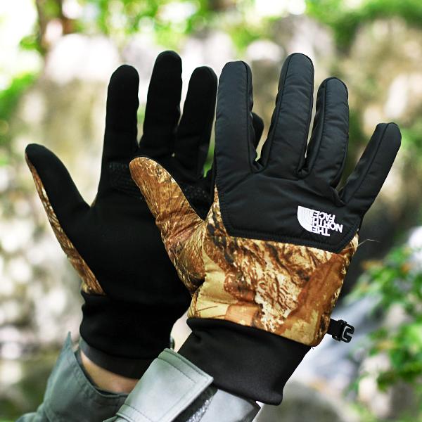 USA限定 新品 ノースフェイス M グローブ 手袋 裏起毛ボア ブラック 黒