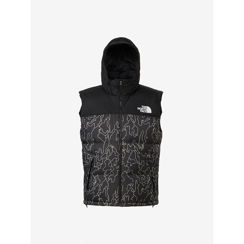 THE NORTH FACE ノースフェイス 柄物 ダウン ベスト ジャケット THE NORTH FACE ノースフェイス 柄物 ダウン ベスト ジャケット