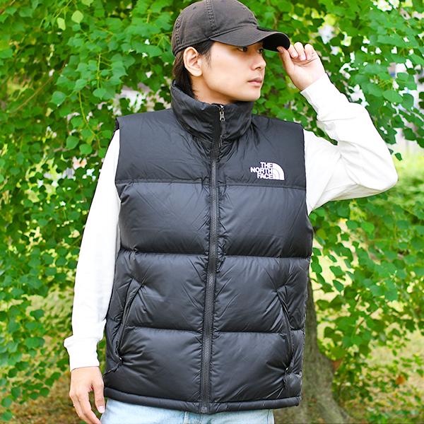 美品 ザノースフェイス ヌプシベスト ダウンベスト ジャケット ブラック XL THE NORTH FACE（ザ ノースフェイス） ダウンベスト ベスト Nuptse