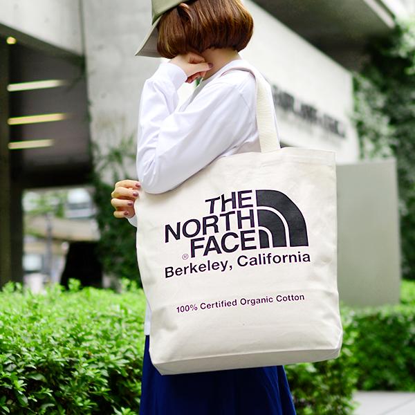 ノースフェイス トートバッグ メンズ レディース THE NORTH FACE オーガニックコットン 20L エコバッグ アウトドア NM82385 2024春夏新色｜elephant｜21