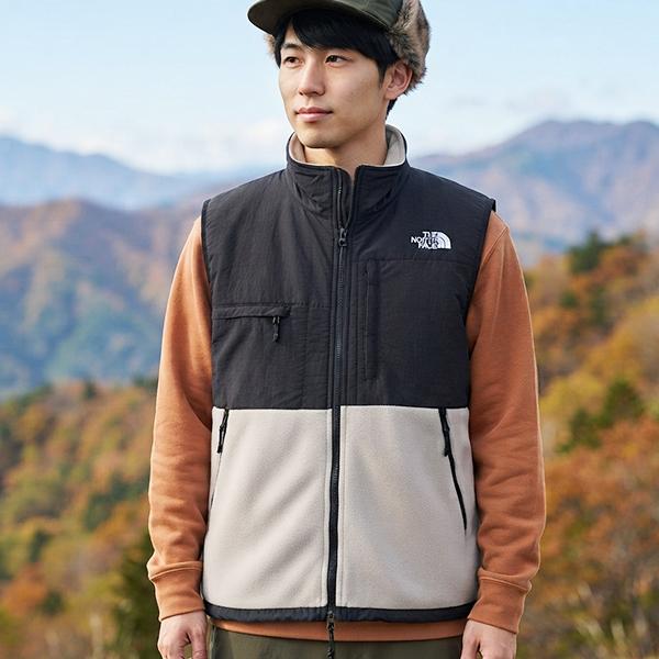 US限定 新品 ノースフェイス フルジップ ベスト L 肉厚 ニット 裏フリース THE NORTH FACE（ザ ノースフェイス） 2026秋冬新作 ノースフェイス