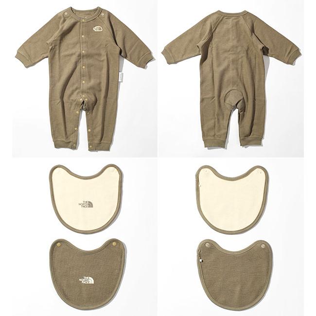 NORTH FACE ロンパース セット THE NORTH FACE（ザ ノースフェイス） 3点セット ノースフェイス