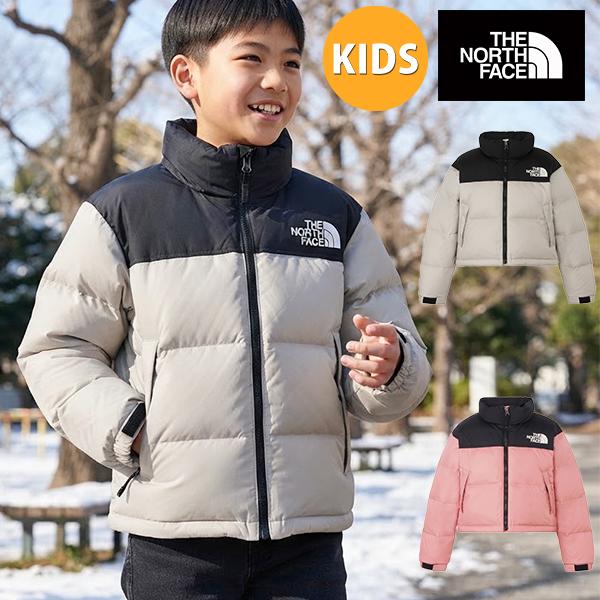 ★大特価★子供用★ノースフェイス ヌプシ　ダウンジャケットグレー140㎝ キッズ THE NORTH FACE（ザ ノースフェイス） 2026秋冬新作 ノースフェイス