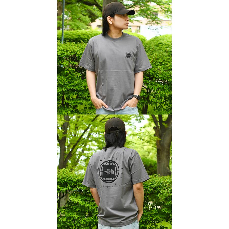 ネコポス発送！ 2026春夏新作 ノースフェイス 半袖Tシャツ メンズ 吸汗速乾 綿100％ 生地厚 THE NORTH FACE ジオ スクエア ロゴ ティー NT32633の画像