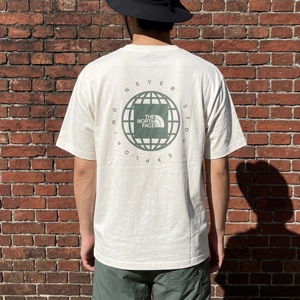 ネコポス発送！ 2026春夏新作 ノースフェイス 半袖Tシャツ メンズ 吸汗速乾 綿100％ 生地厚 THE NORTH FACE ジオ スクエア ロゴ ティー NT32633の画像