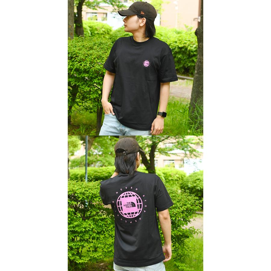ネコポス発送！ 2026春夏新作 ノースフェイス 半袖Tシャツ メンズ 吸汗速乾 綿100％ 生地厚 THE NORTH FACE ジオ スクエア ロゴ ティー NT32633の画像