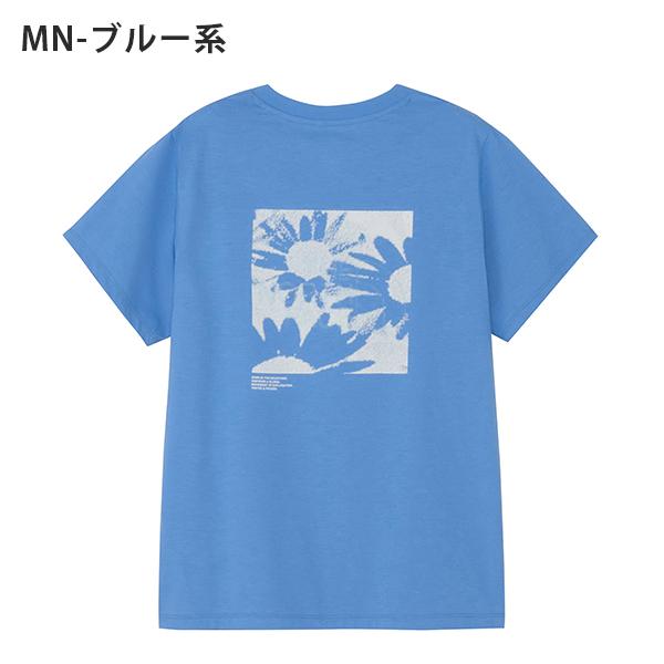 ネイビー 花柄 半袖Tシャツ THE NORTH FACE（ザ ノースフェイス） ネコポス発送！ 2026春夏新作