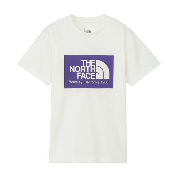 ノースフェイス 半袖Tシャツ レディース 白 パープル THE NORTH FACE カリフォルニア ロゴ 2024春夏新作 NTW32453｜elephant｜02