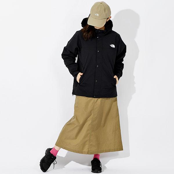 ノースフェイス　黒ロングスカート NBW32330 THE NORTH FACE｜コンパクト スカート イージーロングスカート