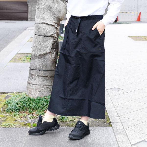 ノースフェイス　黒ロングスカート NBW32330 ザ・ノース・フェイス THE NORTH FACE レディース スカート Compact