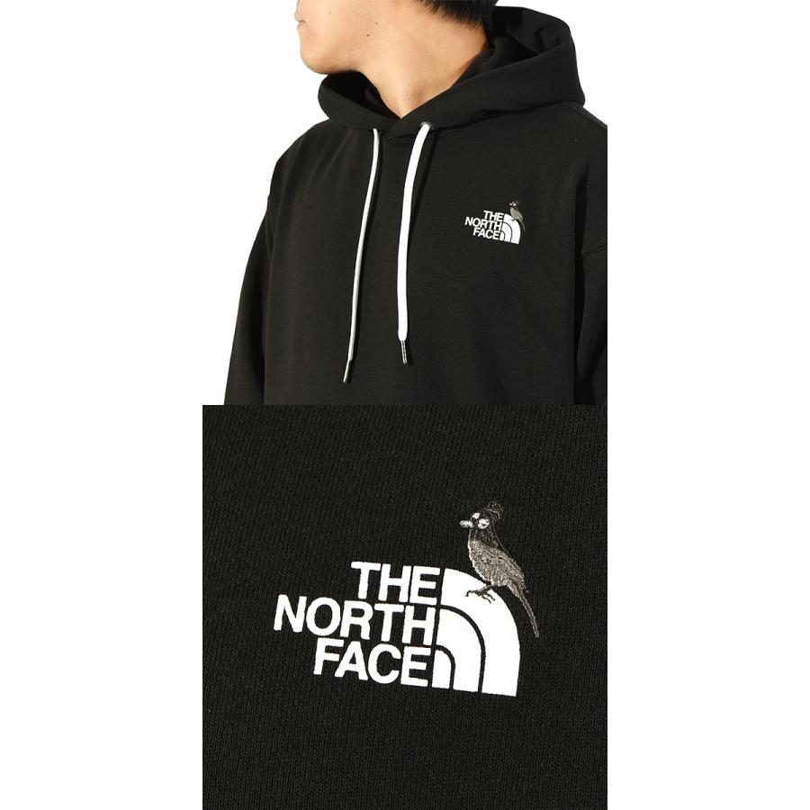 ノースフェイス 鳥刺繍 裏毛 UV スウェット パーカー メンズ レディース THE NORTH FACE ズー ピッカー プルオーバー NT12440 2024春新作｜elephant｜14