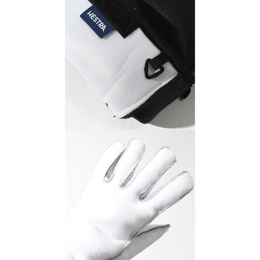 HESTRA（ヘストラ） レザーミトン Topo 3-Finger MITTEN メンズ ミトン