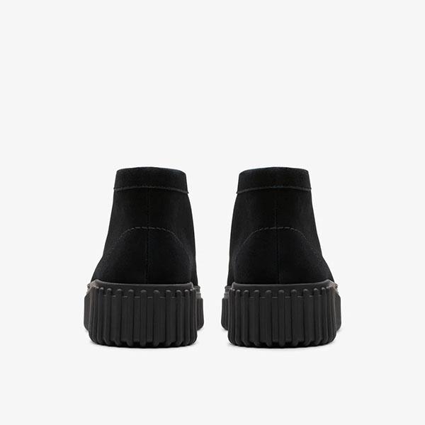 Clarks（クラークス） レディース 厚底 モカシン ブーツ ヒール高4.5cm