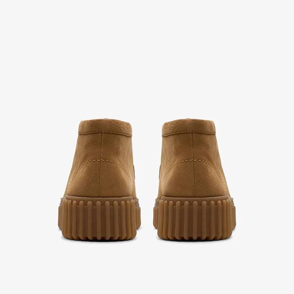 Clarks（クラークス） レディース 厚底 モカシン ブーツ ヒール高4.5cm