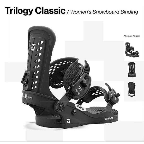 【新品未使用】UNION TRILOGY BLACK ビンディング Sサイズ UNION BINDING UNION ユニオン バインディング TRILOGY CLASSIC