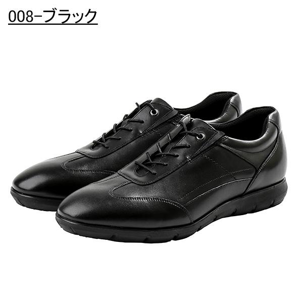 美品 27㎝◎asics アシックス texcy luxe レザースニーカー 黒 ASICS（アシックス） スニーカーのような履き心地 本革 ビジネス