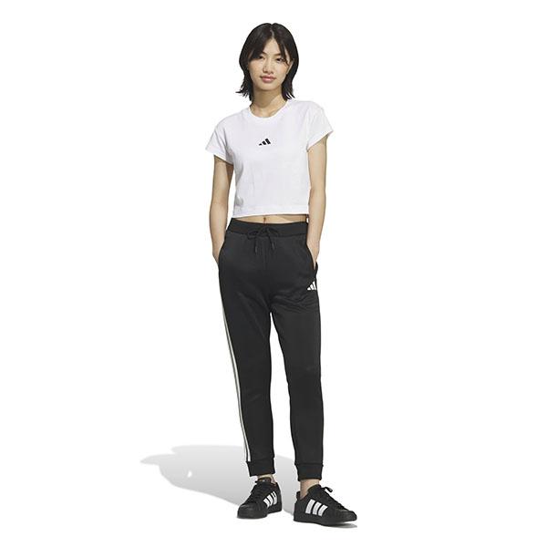 アディダス レディース 裾リブ ジャージ パンツ 下 adidas W ACTV クロップド ジョガーパンツ ロングパンツ トレーニング ジム 2026春夏新作 TY008 | adidas | 05