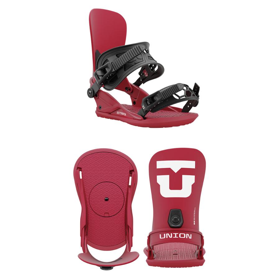 UNION スノーボード ビンディング レッド　ストラータ 楽天市場】UNION 21-22 BINDING STRATA ストラータ 【ユニオン 21-22