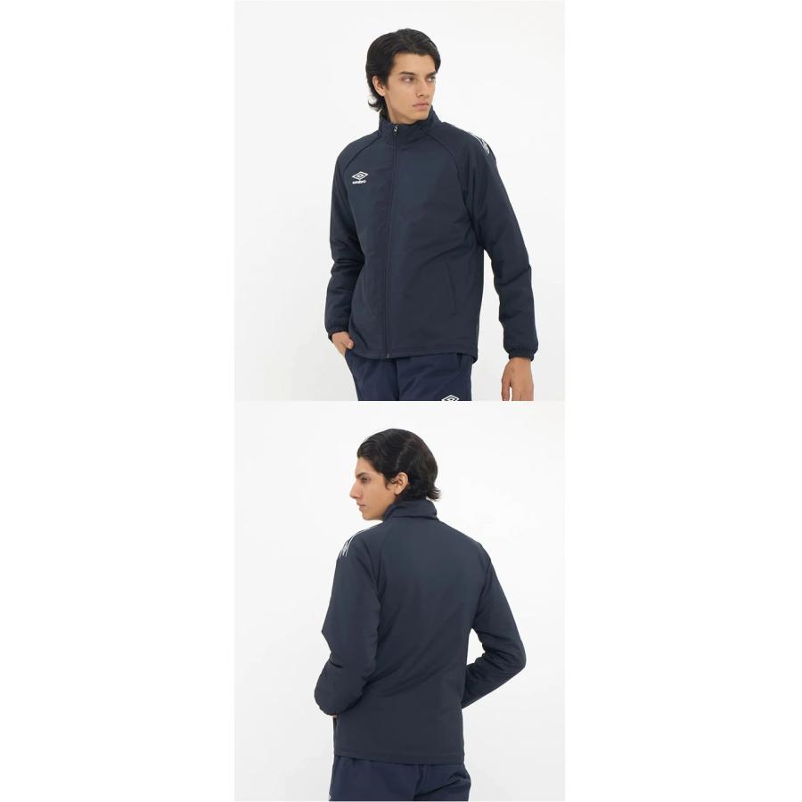 UMBRO ネイビー ウィンドブレーカー　ジャケット umbro（アンブロ） 中綿 入り ウィンドブレーカー ジャケット メンズ