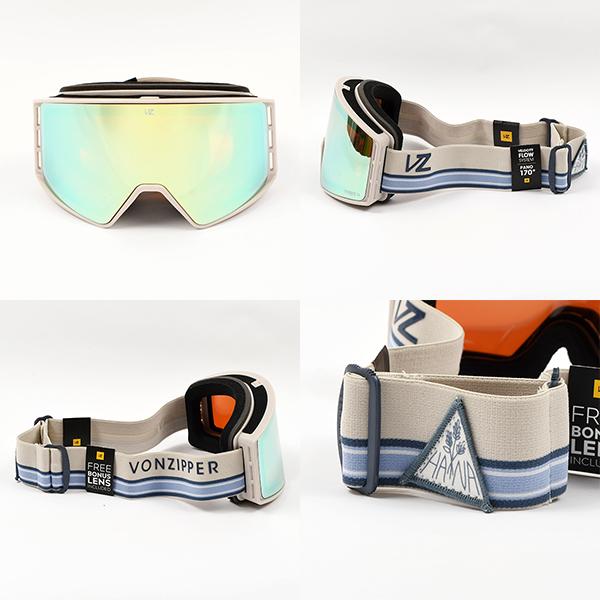 VONZIPPER ボンジッパーVELO VFS ゴーグル KLC　交換レンズ付 VONZIPPER（ボンジッパー） 35%off スノーゴーグル メンズ レディース