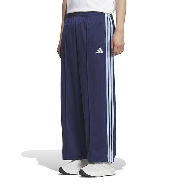 軽パン 2026春夏新作 アディダス メンズ ルーズフィット ワイドパンツ 下 adidas M 3ST WU トラックパンツ 幅広 ロングパンツ ジャージ VK005 | adidas | 09